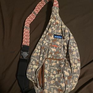 Kavu Rope Sling Bag with Adjustable Rope Shoulder Strap